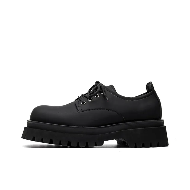 Chi Wolf Derby Shoes Casual Leather Shoes Unisex-12
