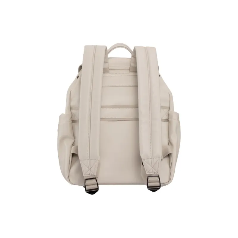 LEXON PU With Polyester Backpack Regular Women's Cloud White/Night Cloud Black-1