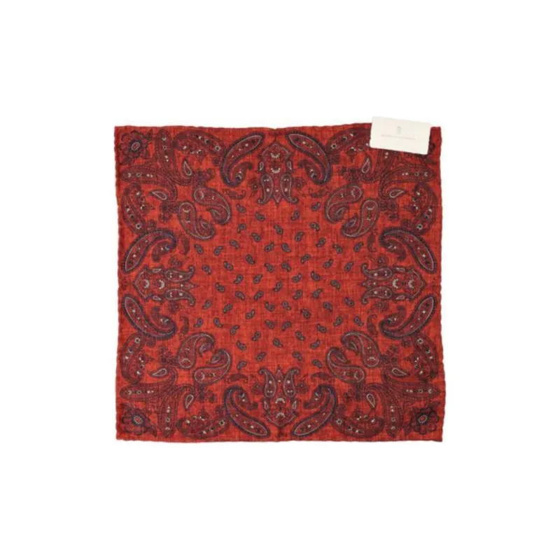 Brunello Cucinelli Bandana-print Pocket Square-0