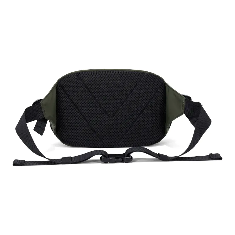 JEANSWEST Fabric Dumpling Bag One Shoulder Crossbody Sling Bag Fanny Pack Regular Unisex Black/Gray/Army Green-14