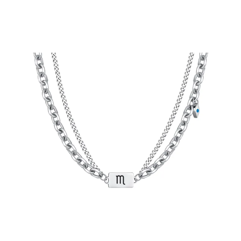 Asia Star Titanium Steel Necklaces Men's-17
