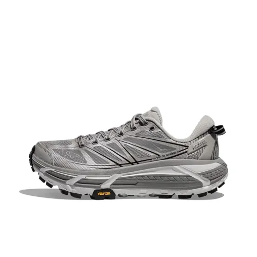 HOKA ONE ONE Mafate Speed 2 Running Shoes Unisex Low-Top Silver/Gray