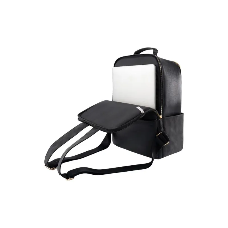 TTaG．baG Pu Backpack Large Size Men's Black-4