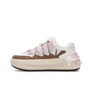 FILA CARROT 2 Slip Resistant Cushioning Abrasion Resistant Low Top Skateboard Shoes Women's White Brown
