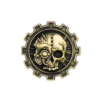 STARFORGED Mechanical God Of War Brooch Badges