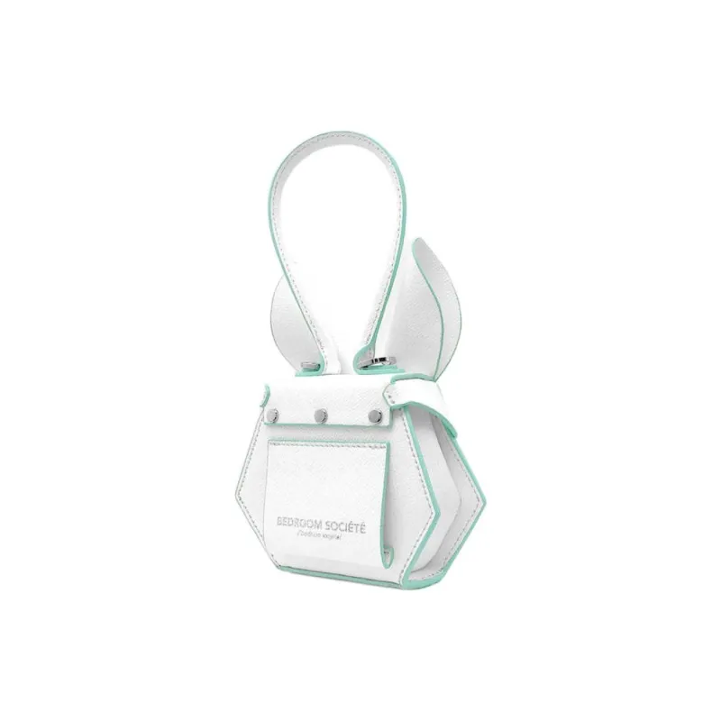BEDROOM SOCIETE BEDRU：M SCSJETE Calfskin Shoulder Bag Crossbody Bag Handbag Mini Women's White-1