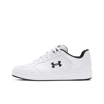 Under Armour Official Slip Resistant, Abrasion Resistant, Lightweight Low Top Skateboard Shoes Men's White Black