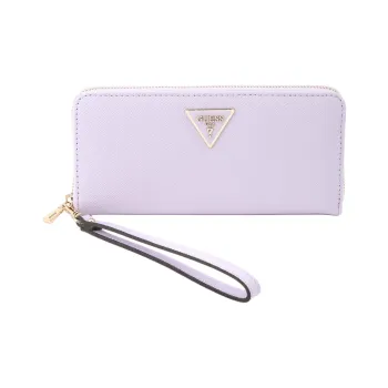 GUESS Synthetic Leather Wallet Large Size Women's Lavender