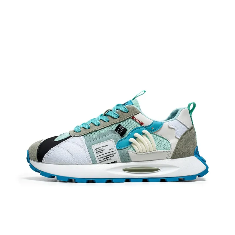Peter Pan Breathable Low-Top Chunky Sneakers Men's-4