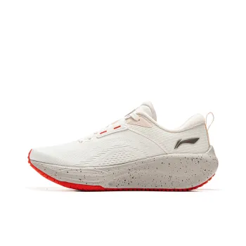 LiNing Wu Yi Lite 2.0 V2 Cushioned Anti Slip Wear Resistant Breathable Lightweight Low Top Running Shoes Women's Ivory
