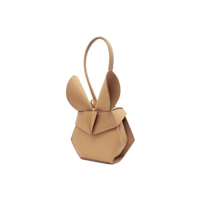 BEDROOM SOCIETE BEDRU：M SCSJETE Calfskin Shoulder Bag Crossbody Bag Handbag Mini Women's Brown-0