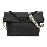 Black (Black and White Pattern Strap)