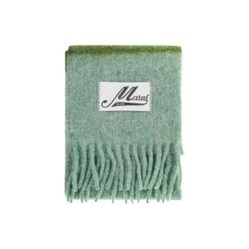 MARNI Logo Patch Fringed Scarf