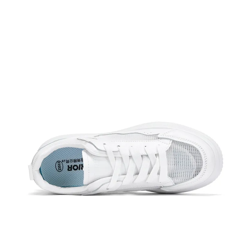 Warrior Classic White Sneakers Classic Vintage Anti Slip And Wear Resistant Casual Comfortable Women's White-2