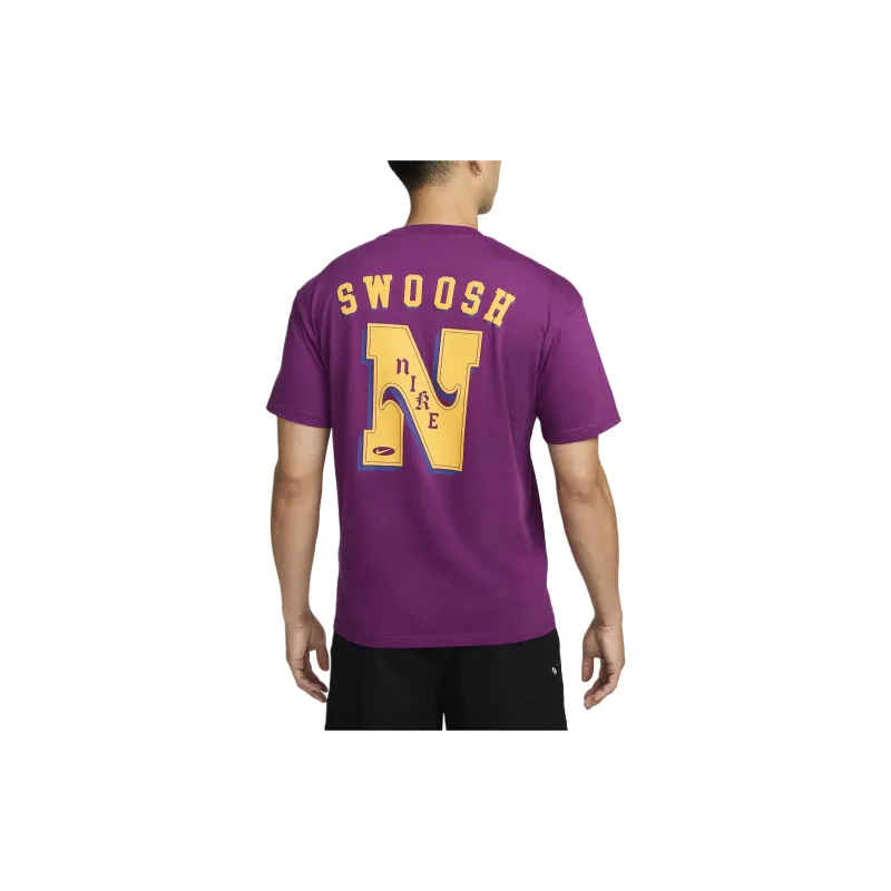 Nike T Shirts Men Purple-1
