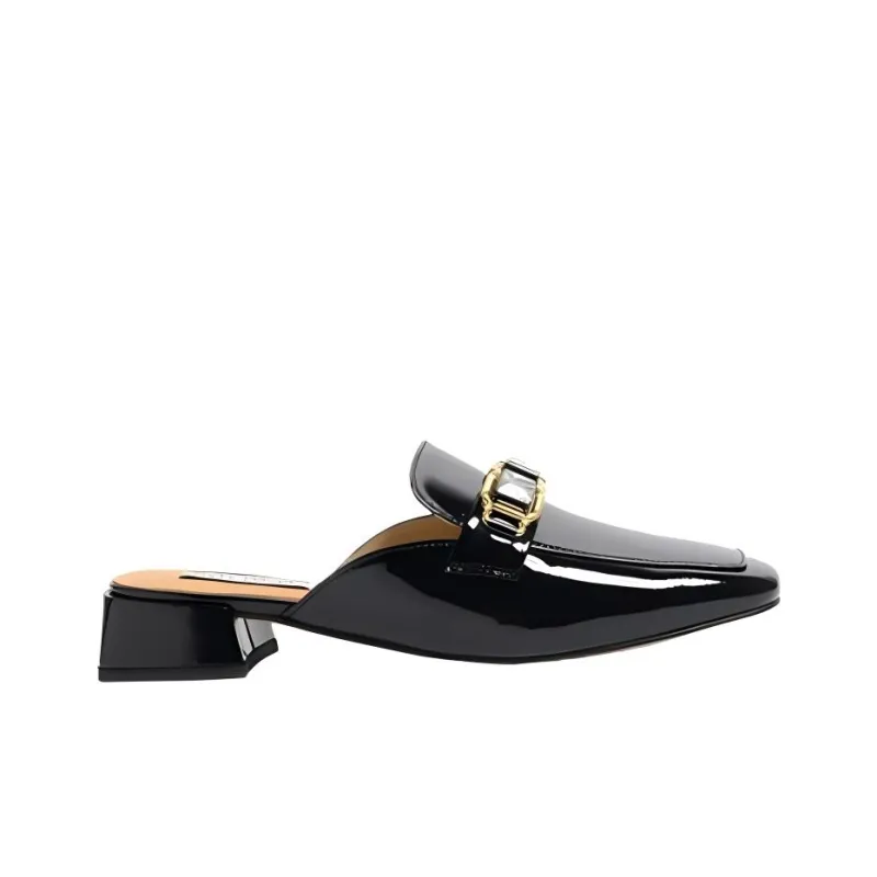 STEVE MADDEN Quiet Odor-Resistant Wrap-toe Slippers Women's Black-1