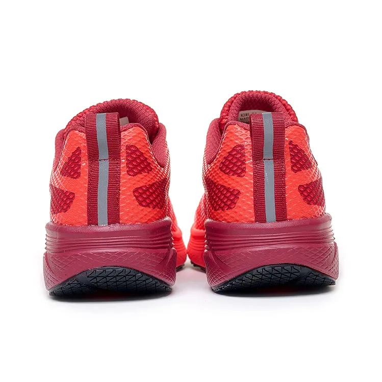 TREEPERI Running Shoes Unisex Low Top Dark Red-5