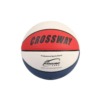 CROSSWAY PU Basketball Red Blue White Size 5 Competition Training Unisex