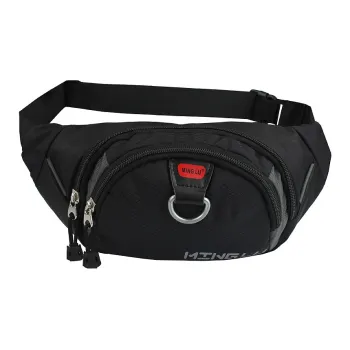 Ssweisiker Nylon Fanny Pack Regular Unisex Black/Red/Yellow/Blue/Green/Purple/Rose Red