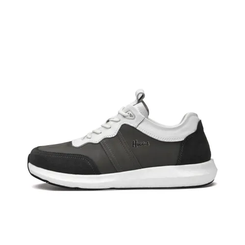 Extravagant Breathable And Wear resistant Low Top Casual Shoes Men's Gray White