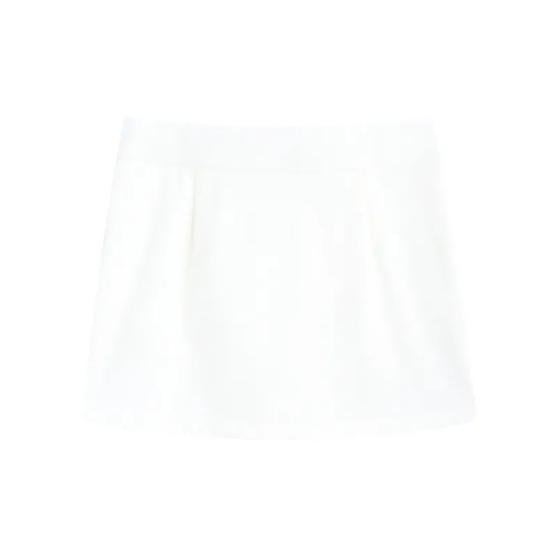 SNZX Casual Short Skirts Women's White-1