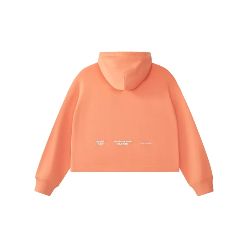 FILA FUSION Sweatshirt Women's Fall Orange-1