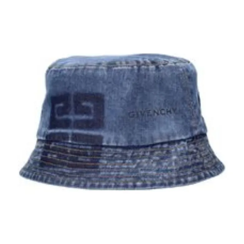 Givenchy Logo-print Denim Bucket Hat-0