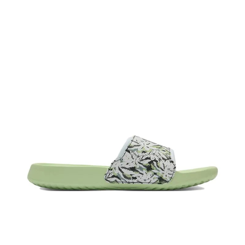 Under Armour Ignite EVA Slip Resistant Abrasion Resistant Slide Slippers Women's Vintage Light Green-1