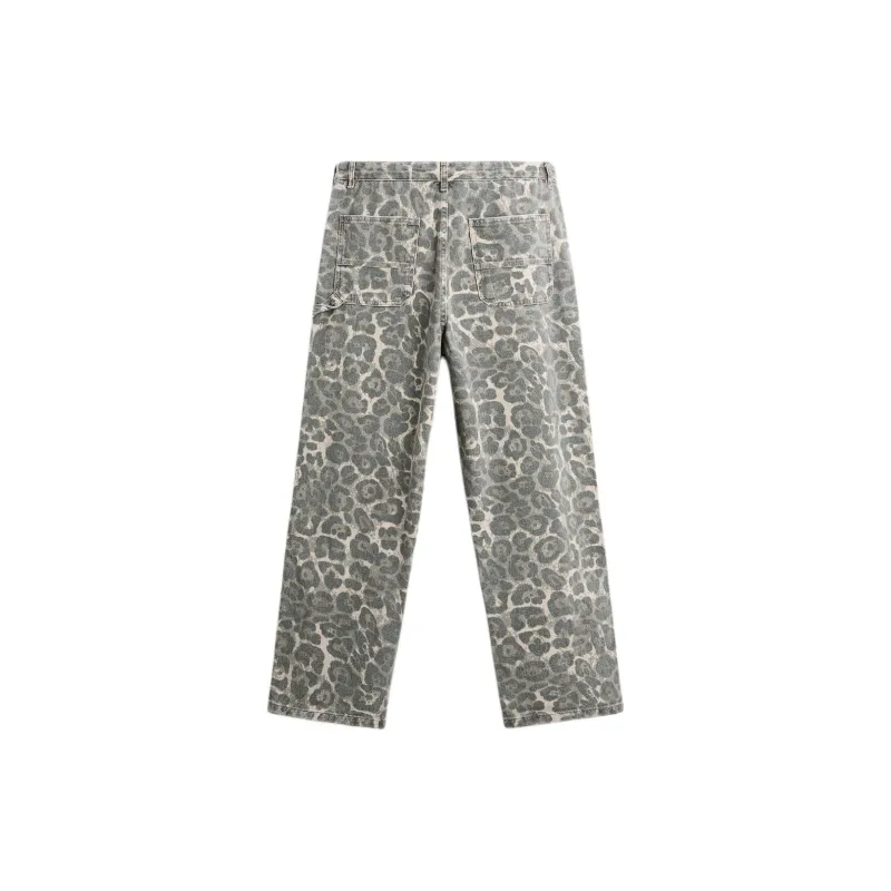 ZARA Casual Pants Men's Leopard Print-1