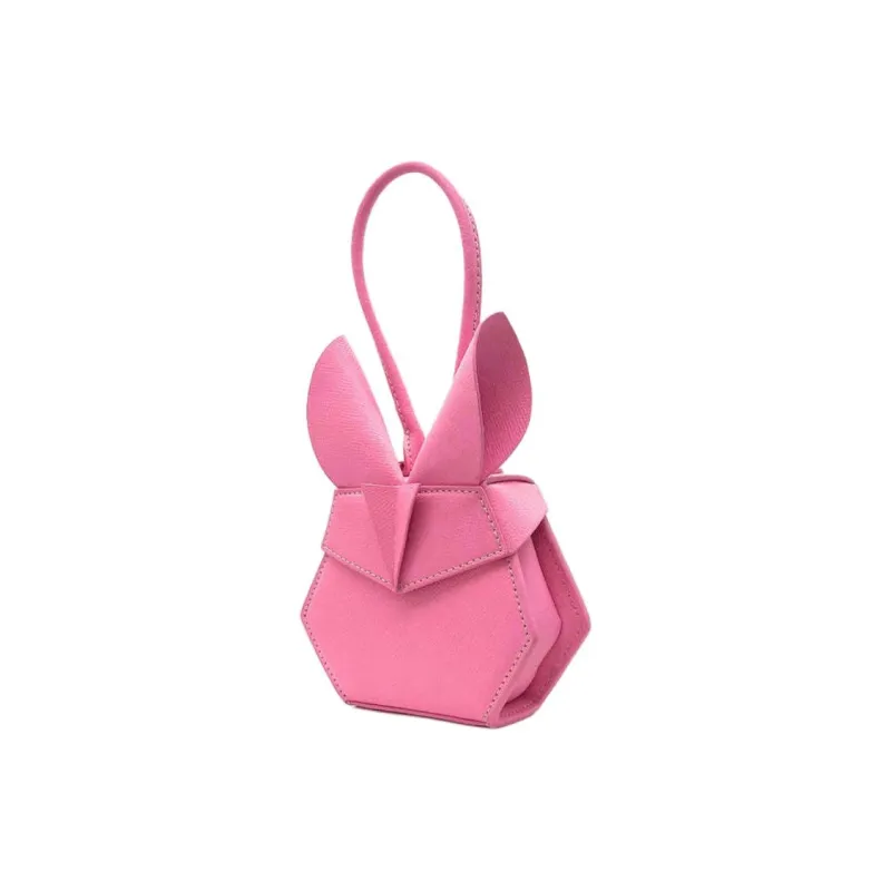 BEDROOM SOCIETE BEDRU：M SCSJETE Calfskin Shoulder Bag Crossbody Bag Handbag Mini Women's Pink-0