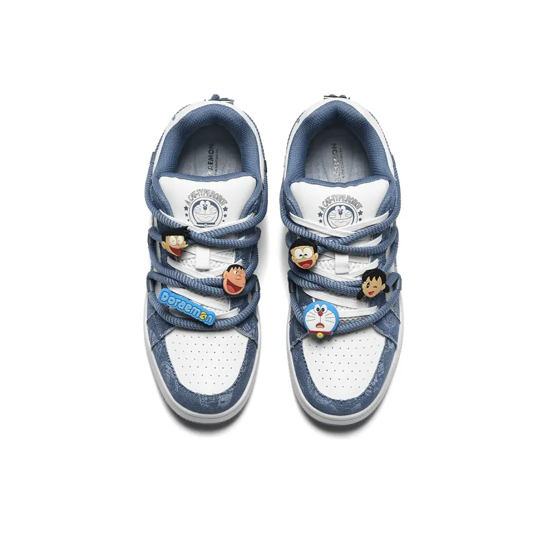 DoraemonA Box Limited Edition Puffy Shoes Low-Top Skateboard Shoes Unisex-225