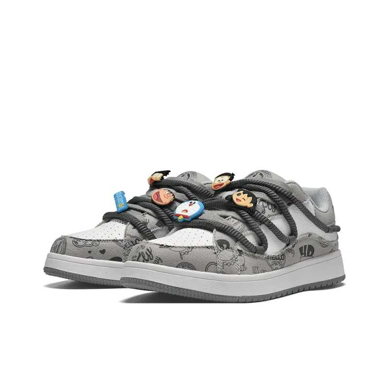 DoraemonA Box Limited Edition Puffy Shoes Low-Top Skateboard Shoes Unisex-250