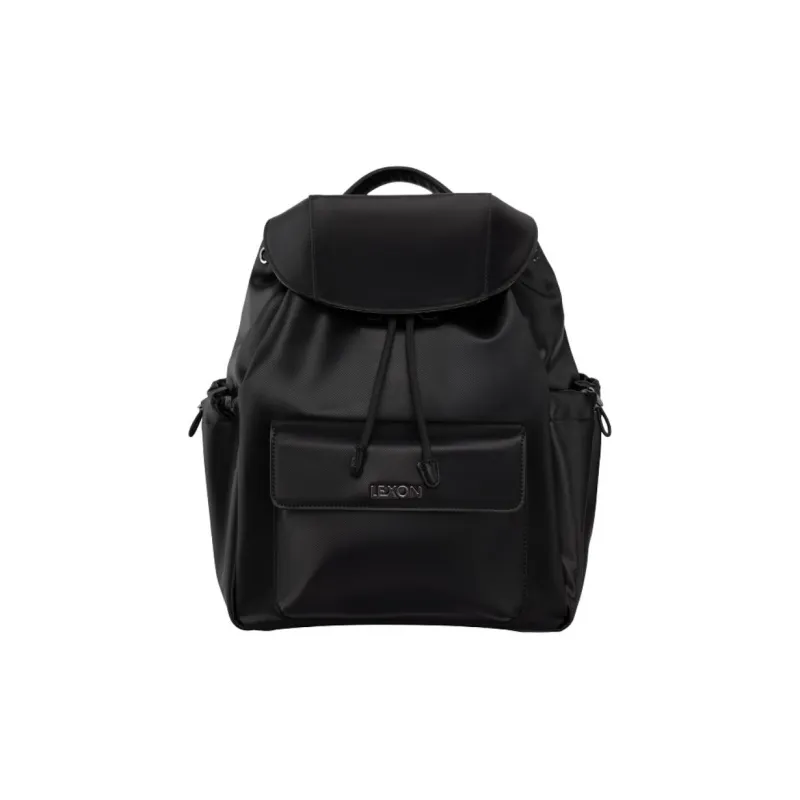 LEXON PU With Polyester Backpack Regular Women's Cloud White/Night Cloud Black-4