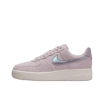 Nike Air Force 1 Anti Slip Wear Resistant Low Top Skateboard Shoes Women's Gray Purple