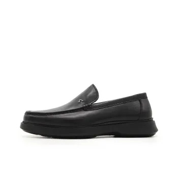 Satchi Casual Slip on Loafers Men's Black
