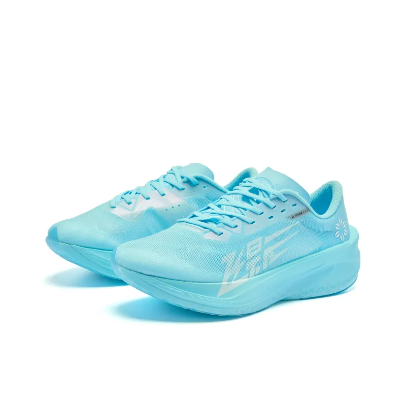 QIAODAN Flying Shadow PB4.0 Running Shoes Women's Low Top Cirrus Blue Jordan White-2