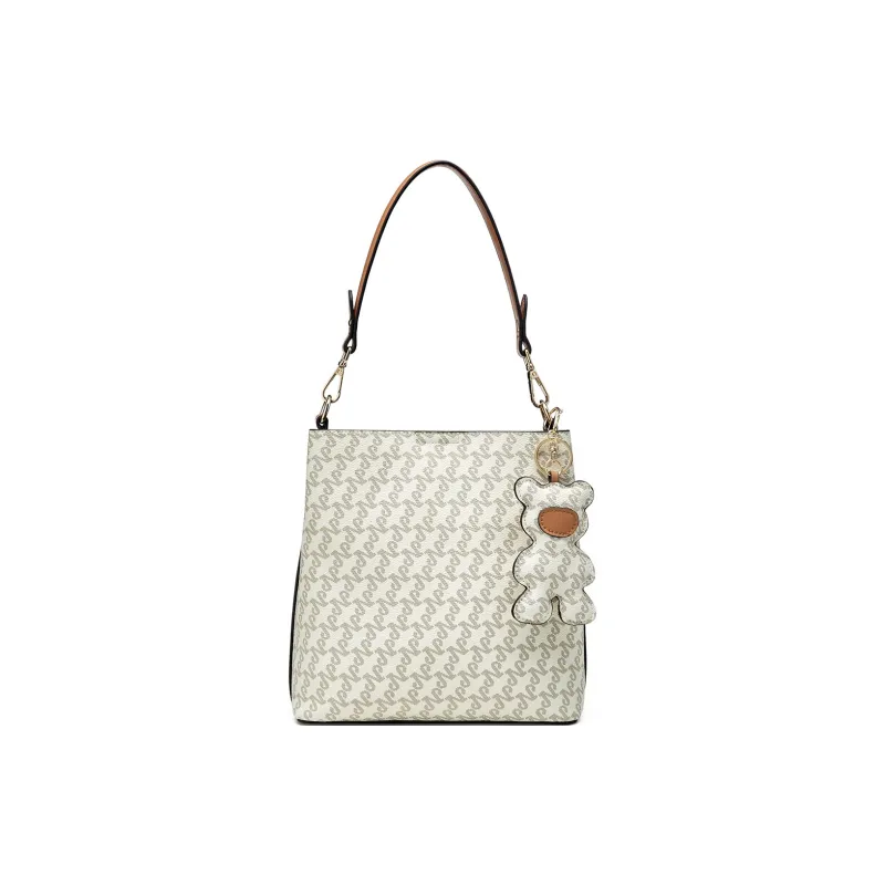 JOSINY PU Bucket Bags Crossbody Bag, Shoulder Bag Women's Beige/Light Pink/Coffee-0
