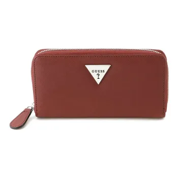 GUESS Polyvinyl Chloride Wallet Women's Bordeaux Red