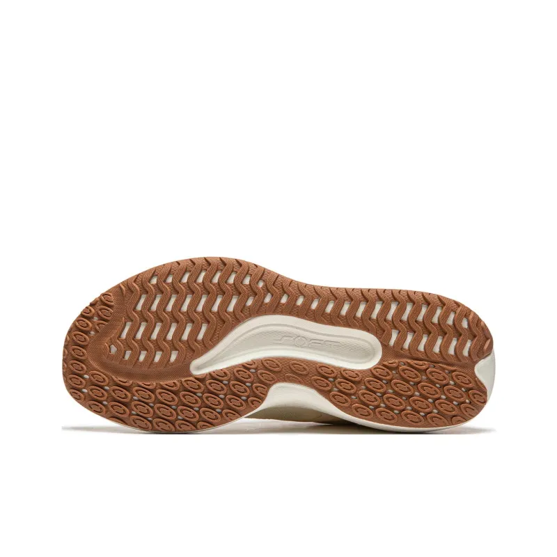 LiNing Soft Lite Anti-Slip Wear-Resistant Breathable Lightweight Low-Top Casual Shoes Women's White Umber-6