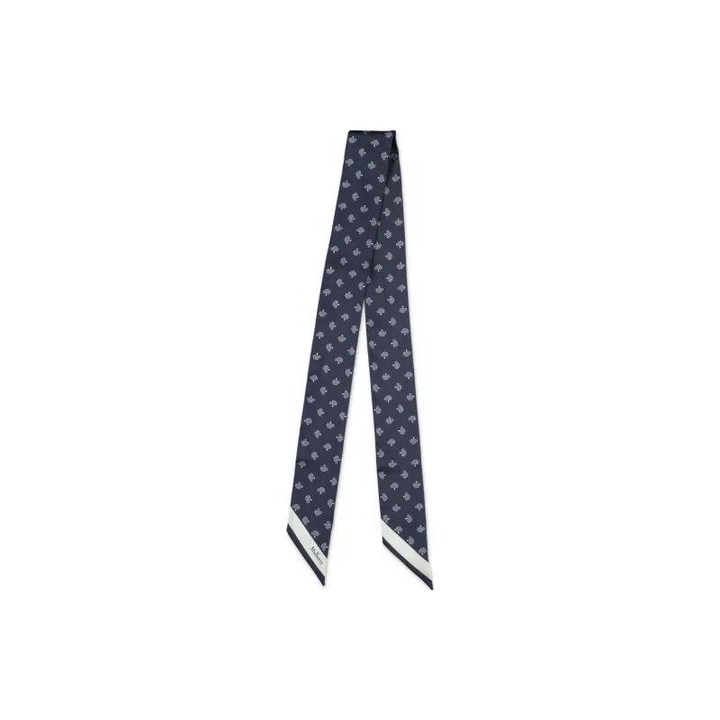 Mulberry Tree-Jacquard Angled Tip Scarf-1