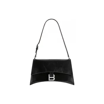Balenciaga Crush Sling Foldover Top Small Shoulder Bag