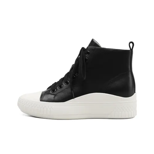 BOSSSUNWEN Casual Shoes Women's Mid-Top