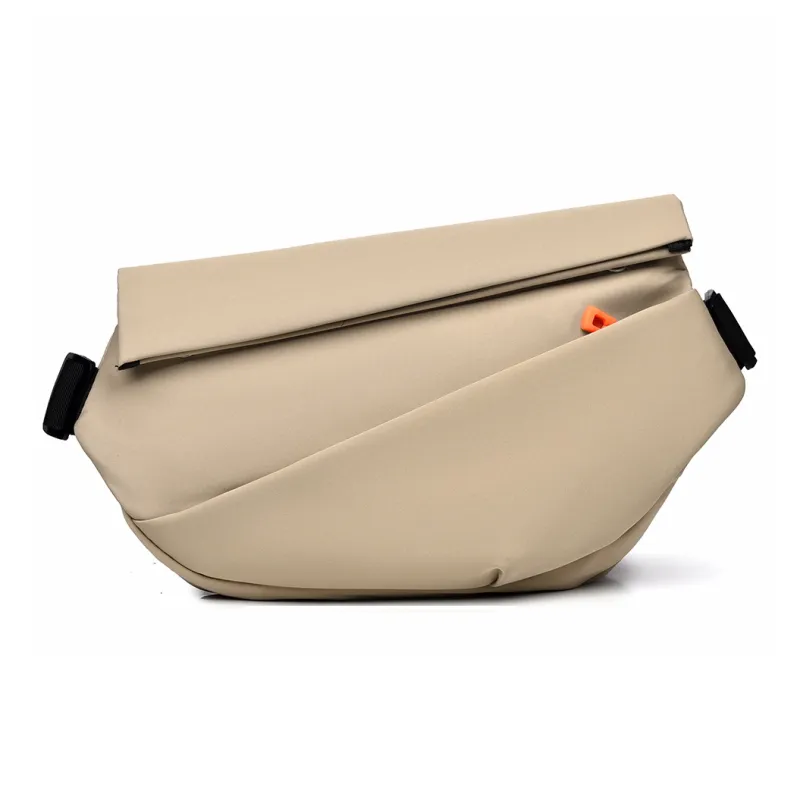 OURFUN PU Sling Bag Regular Unisex Ecru/Gray/Black/Apricot-8