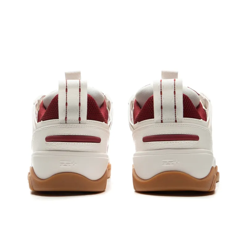 LiNing Jingcheng 2.0 V2 Low Top Skateboard Shoes Men's White Red-4