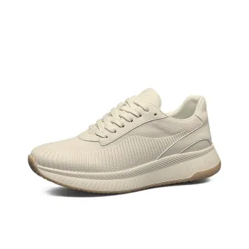 Devanro Cushioning Moisture Wicking Height Increasing Lightweight Breathable Slip Resistant Low Top Casual Shoes Men's