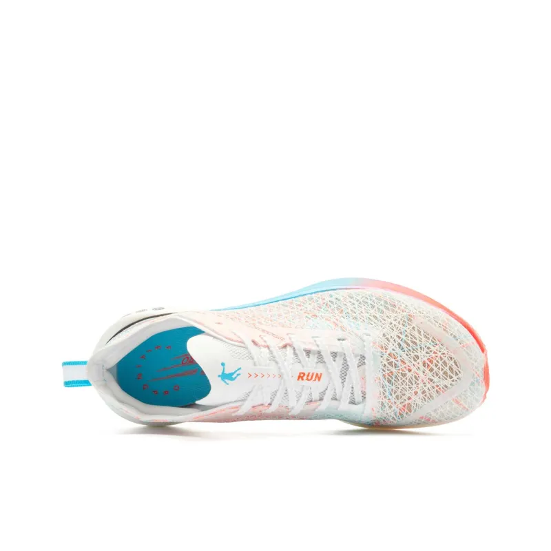 QIAODAN Flying Shadow PRO Cushioning Anti-Slip And Wear-Resistant Low-Top Running Shoes Men's Jordan White Ice Blue-3