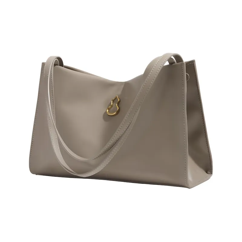 H YXIANG PU Tote Handbag, Shoulder Bag Regular Women's Black/Beige-7