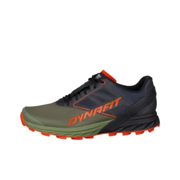 DYNAFIT Anti Slip And Wear Resistant Lightweight Low Top Running Shoes Men's Green Black Yellow