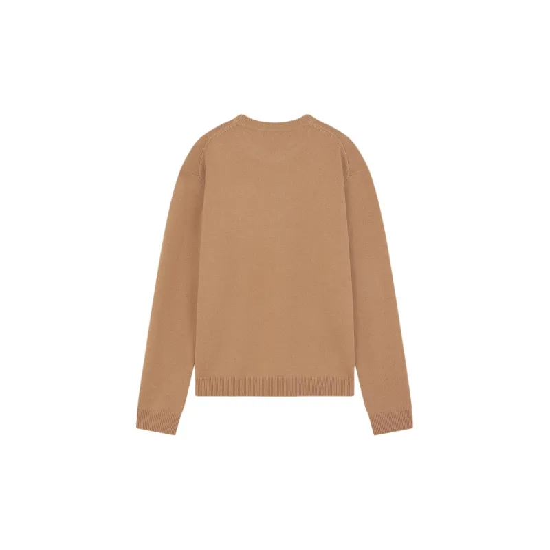 Maison Kitsune Bold Fox Head Embroidered Jumper-1
