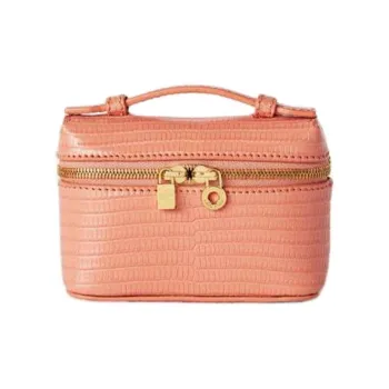 Loro Piana Alligator Leather Bag Accessories Women's Light Orange